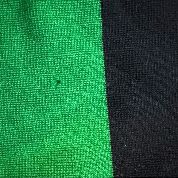 J.Crew Green and Navy Striped sweater - Picture 4 of 4